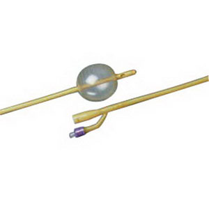 Bard Medical Bardex Lubricath 12 Fr Latex 2-Way Foley Catheters, 12/Case