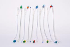 Amsino Amsure® Foley Catheter, 100% Silicone, 22FR x 30cc Balloon, Two-Way, Sterile, (LF)