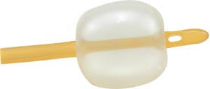 Amsino Amsure® Foley Catheter, 22FR 2-Way Silicone Coated Latex, 30cc Balloon