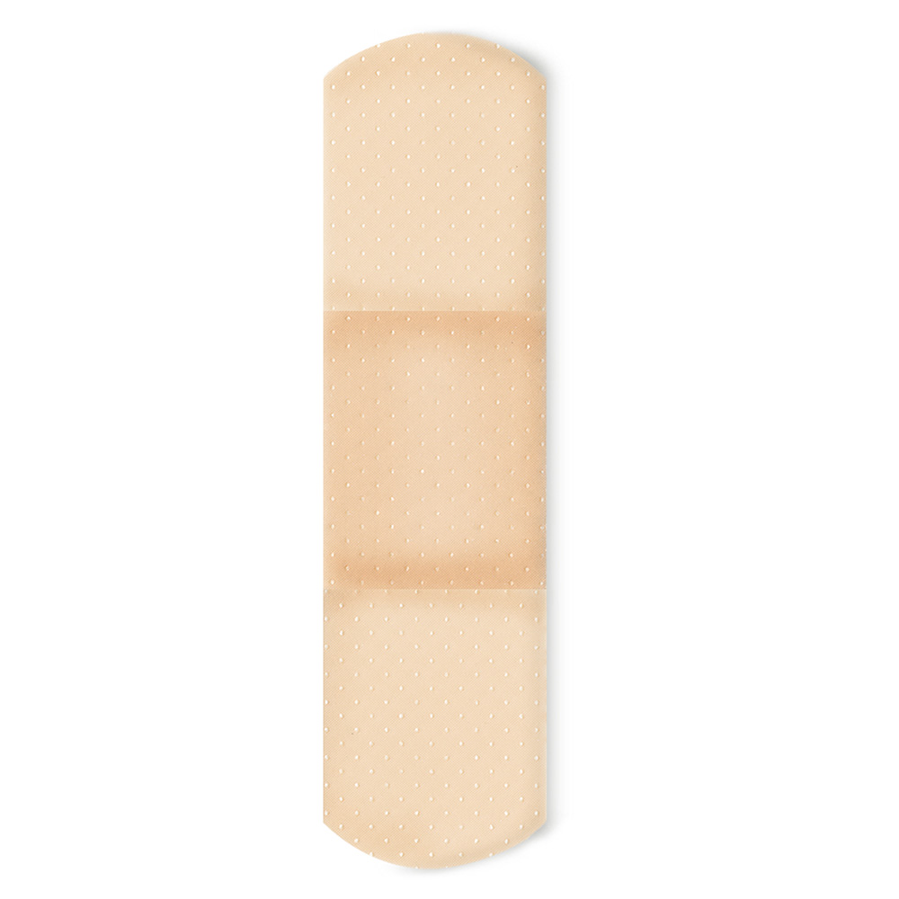 Dukal American White Cross 3/4 x 3 inch Sheer Adhesive Stat Strip Bandages, 1200/Pack