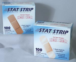 Dukal Stat Strip™ Flexible Fabric Adhesive Bandage, ¾" x 3", 100 bx