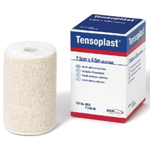 BSN Medical Tensoplast® Elastic Adhesive Bandages, 6" x 5 yds, White, 1 rl, 12 bx