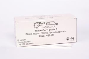 Amd Medicom Rayon-Tipped Plastic Shaft, 6"L, Sterile