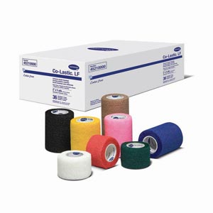Hartmann USA Co-Lastic®LF Cohesive Elastic Bandage, 3" x 5yds, 8 Assrtd Colors, LF, 24 cs