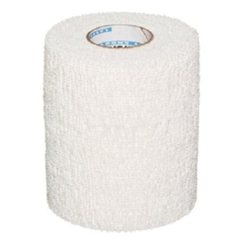 Andover Powerflex 4 inch x 6 Yd. Cohesive Self-Adherent Wrap Bandage, White, 12/Case