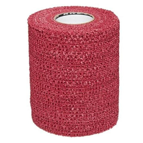Andover Powerflex 3 inch x 6 Yd. Cohesive Self-Adherent Wrap Bandage, Maroon, 16/Case