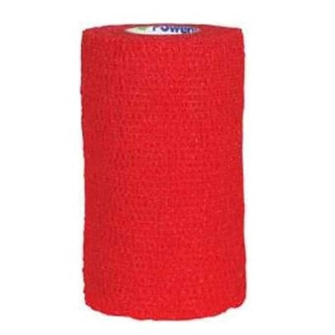 Andover Powerflex 3 inch x 6 Yd. Cohesive Self-Adherent Wrap Bandage, Red, 16/Case