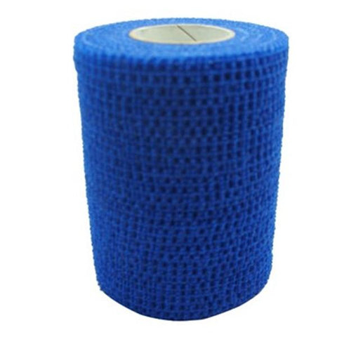 Andover Powerflex 3 inch x 6 Yd. Cohesive Self-Adherent Wrap Bandage, Blue, 16/Case