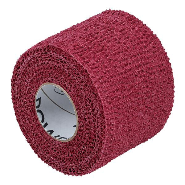 Andover Powerflex 2 inch x 6 Yd. Cohesive Self-Adherent Wrap Bandage, Maroon, 24/Case