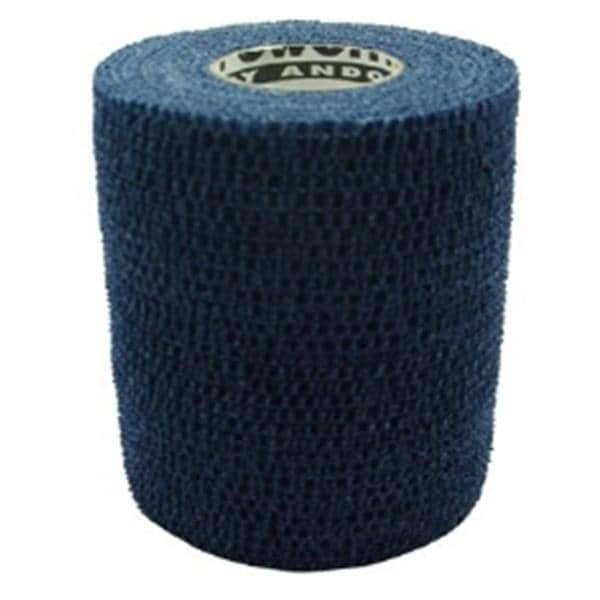 Andover Powerflex 2 inch x 6 Yd. Cohesive Self-Adherent Wrap Bandage, Navy, 24/Case