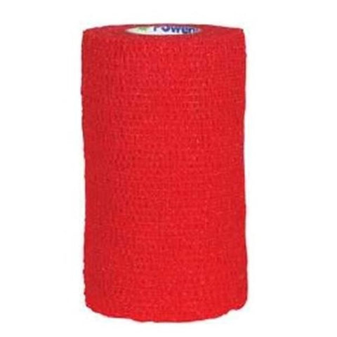 Andover Powerflex 2 inch x 6 Yd. Cohesive Self-Adherent Wrap Bandage, Red, 24/Case