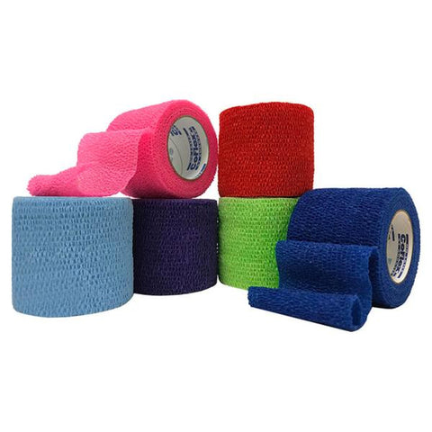 Andover Coflex NL 4 inch x 5 Yd. Flexible Cohesive Self-Adherent Wrap Bandage, Colorpack, 18/Case