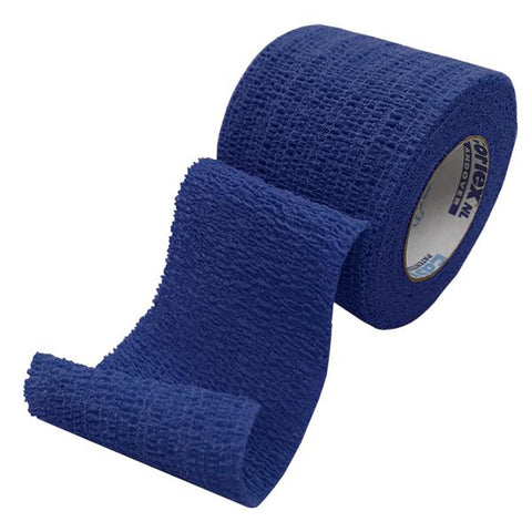 Andover Coflex NL 4 inch x 5 Yd. Flexible Cohesive Self-Adherent Wrap Bandage, Blue, 18/Case