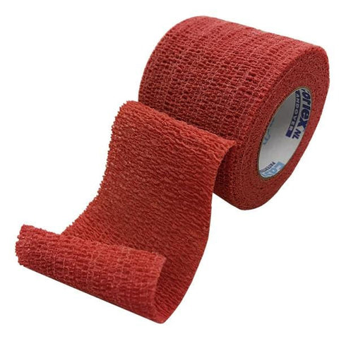 Andover Coflex NL 1.5 inch x 5 Yd. Flexible Cohesive Self-Adherent Wrap Bandage, Red, 48/Case