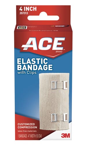 3M™ Ace™ Brand 4" Elastic Bandage with Clip