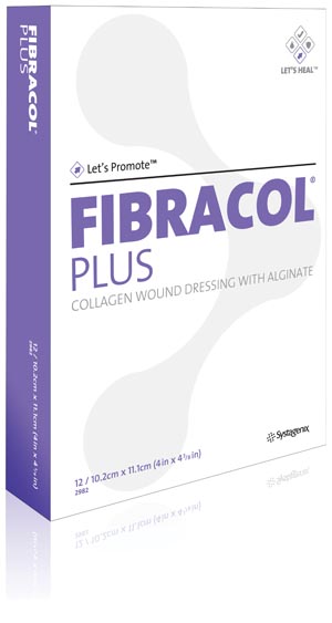 Acelity Fibracol™ Collagen-Alginate Wound Dressing, 4" x 8¾"