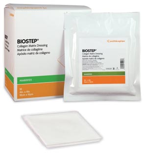 Smith & Nephew Biostep™ Collagen Dressing, Collagen, 4" x 4", BIOSTEP