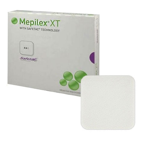 Molnlycke Mepilex XT 6 inch x 6 inch Foam Dressings, Tan, 25/Case
