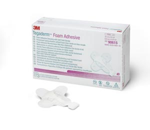 3M™ Tegaderm™ Foam Adhesive Dressing, Mini Wrap, 2 ¾" x 2 ¾"