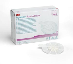 3M™ Tegaderm™ Foam Adhesive Dressing Mini Oval, 2 ¾" x 3"