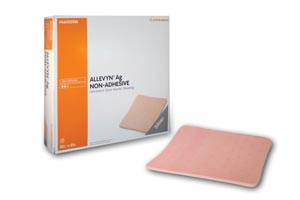 Smith & Nephew Allevyn™ AG Non-Adhesive Sacrum Hydrocellular Dressing, 9" x 9"