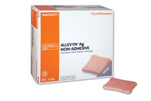 Smith & Nephew Allevyn™ AG Non-Adhesive Hydrocellular Dressing, 2" x 2"