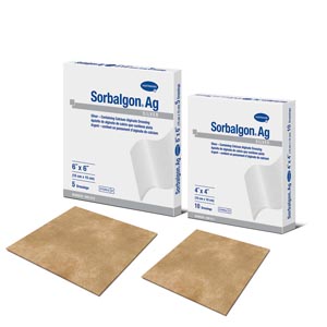 Hartmann USA Sorbalgon® Silver Calcium Alginate Dressing, 1" x 12" Rope, Sterile, Latex Free