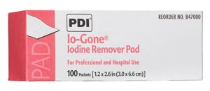 PDI IO-GONE®Iodine Remover Pad