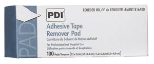 PDI Adhesive Tape Remover Pad, 1.25" x 2.625"