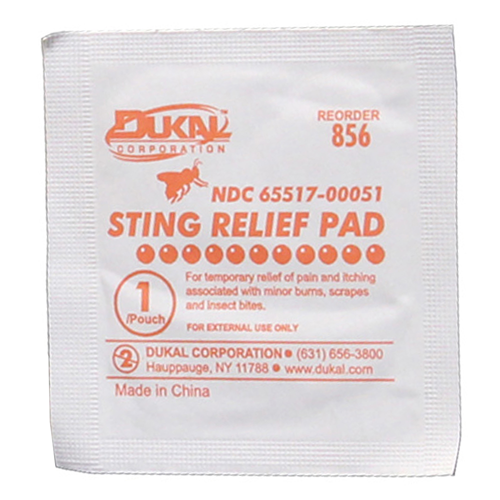 Dukal Sting Relief Pad, 3000/Pack