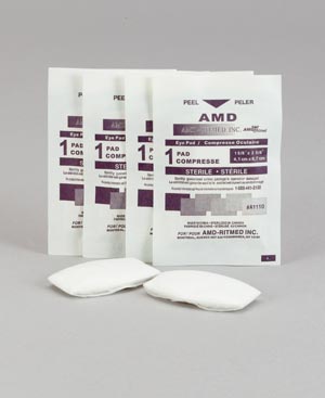 Amd Medicom Oval Eye Pads, 1 5/8" x 2 5/8", 50 pk