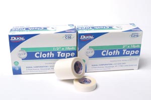 Dukal Surgical Cloth Tape, 3" x 10 yds, 4 rl, 12 cs