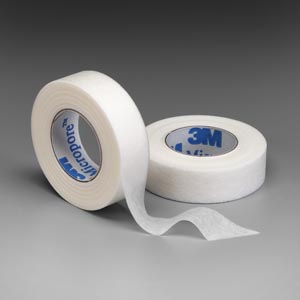 3M™ Micropore™ Paper Plus Surgical Tape, 1" x 10yds
