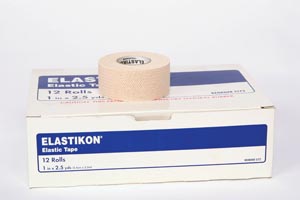 J&J Elastikon™ Elastic Tape, 1" x 2½ yds (5 yds stretched)