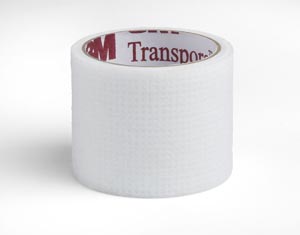 3M™ Transpore™ White Dressing Tape, Single-Patient Roll, 2" x 1½ yds