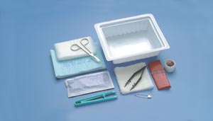 Busse Dressing Change Tray With Instruments, Sterile, 20 cs