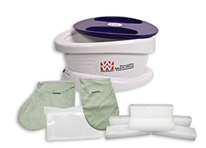 Fabrication Waxwel™ Paraffin Bath with 6 lb Unscented Paraffin Plus Liners, Mitt & Bootie