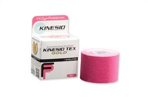 Kinesio Tex Gold FP Tape, 2" x 5½ yds, Red, 6 rl