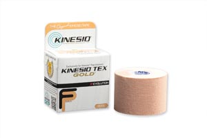 Kinesio Tex Gold FP Tape, 2" x 5½ yds, Beige, 6 rl