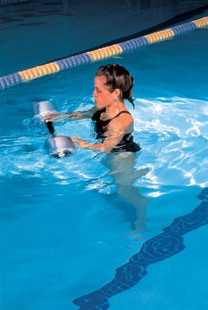 Hygenic/Thera-Band Aquatic, Instructional Swim Bar with Padded Grip