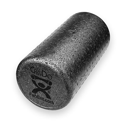 Fabrication CanDo 6 inch x 12 inch Foam Extra Firm Round Composite Roller, Black