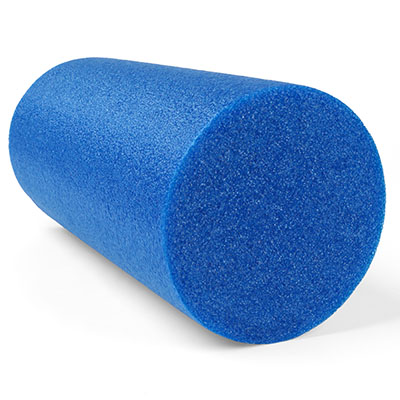 Fabrication CanDo 6 inch x 12 inch PE Round Foam Roller, Blue