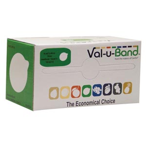 Fabrication Cando® Val-U Band™ Exercise Bands, Lime, 6 yds