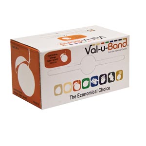 Fabrication Cando® Val-U Band™ Exercise Bands, Orange, 6 yds
