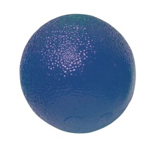 Fabrication Cando® Gel Hand Exercise Ball, Standard, Blue, Heavy