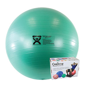 Fabrication Cando® Exercise Balls, Abs Inflatable Ball, Green, 65cm (25.6"), Boxed