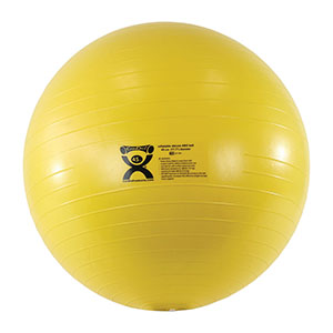 Fabrication Cando® Exercise Balls, Abs Inflatable Ball, Yellow, 45cm (17.7")