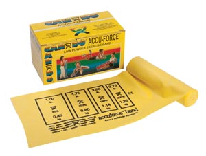 Fabrication Cando® Accuforce™ Band, Yellow, 6 yd Dispenser, Low-Powder