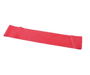 Fabrication Cando® Accuforce™ Band Loop, 15", Red, Light, Latex