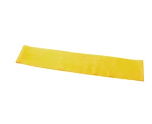 Fabrication Cando® Accuforce™ Band Loop, 15", Yellow, X-Light, Latex